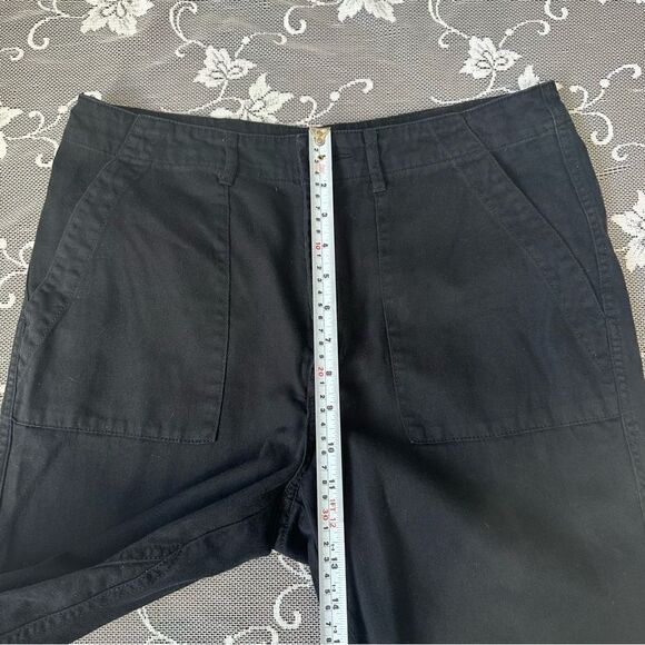 Aritzia Golden By TNA Cotton Lyocell Blend Joggers Black Sz 6 - Picture 13 of 14